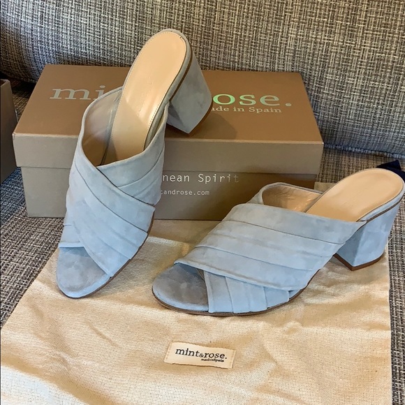 ANTHROPOLOGIE MINT & ROSE Agatha Adriatico heel - Picture 2 of 10